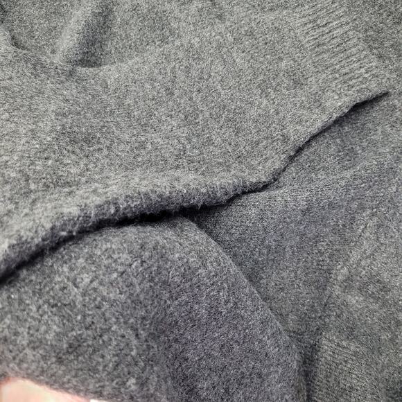 Anthropologie Rhea cropped gray cardigan cocoon sweater - Picture 8 of 10